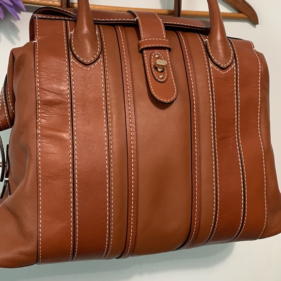 Brooks Brothers Handbags - BROOKS BROTHERS DOUBLE FLAP BAG